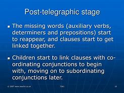 关于telegraphicspeechstage的信息