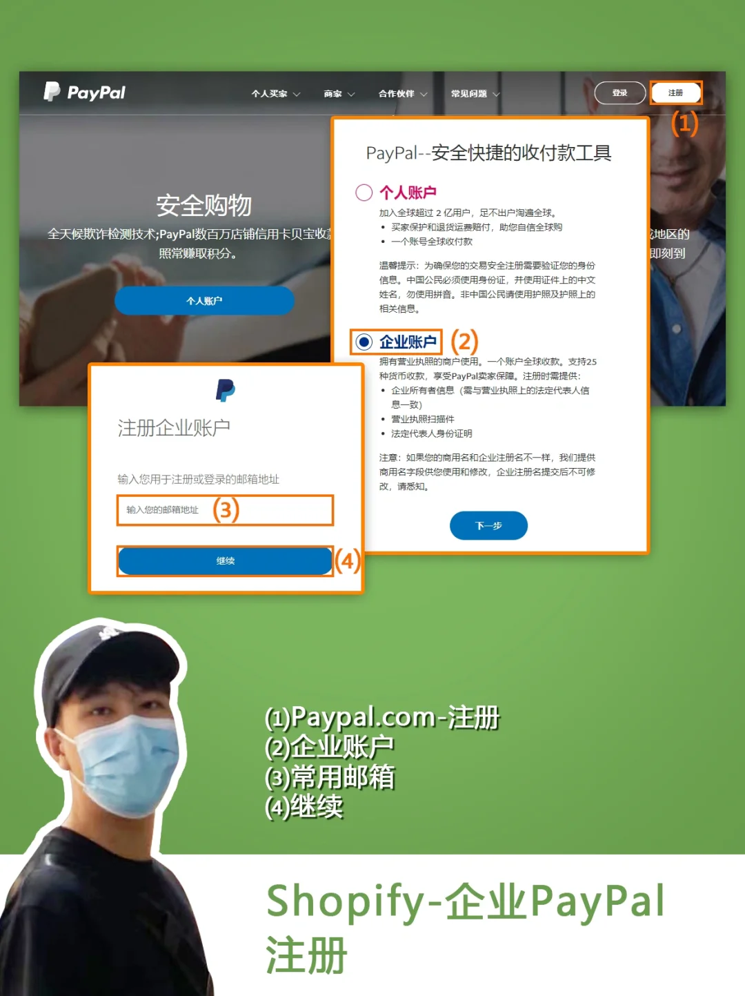 paypal官网网址、paypal online